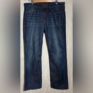 Joe's Jeans Dark Blue Straight-Leg Denim
